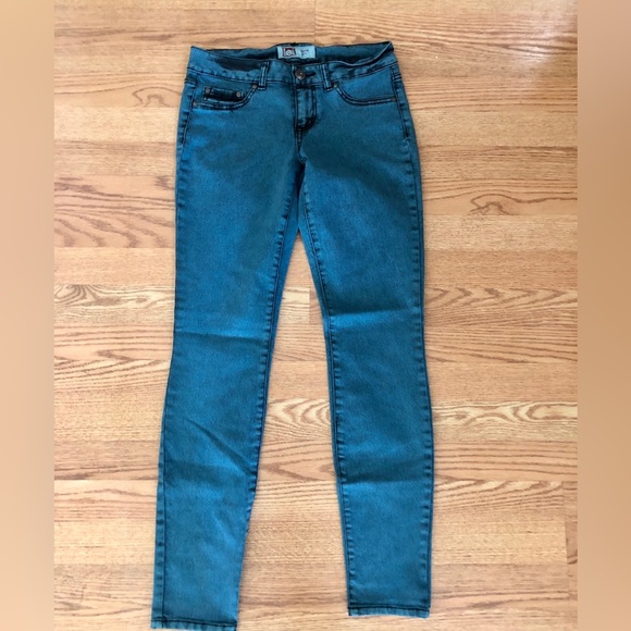 LEI Women's Skinny Jeans in Deep Blue Emma legging - Picture 2 of 4